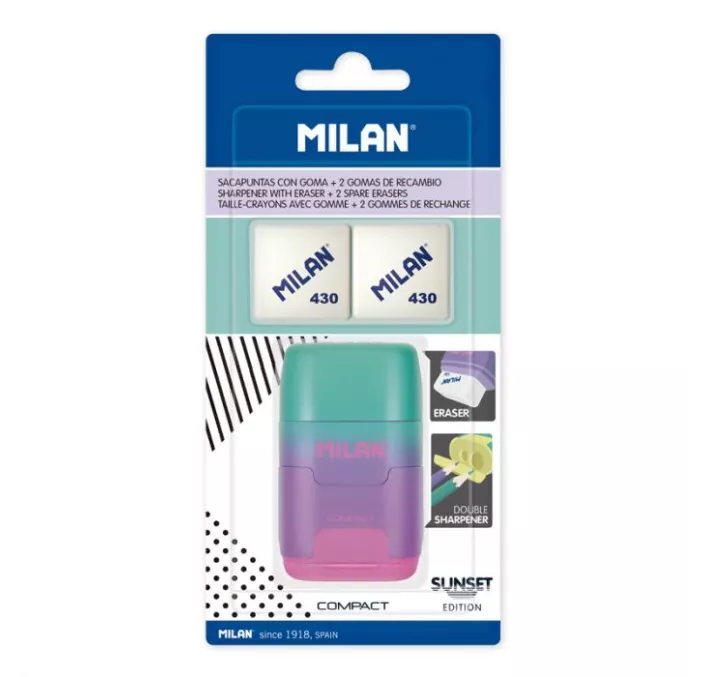 AFILABORRAS COMPACT SUNSET LILA +2 GOMAS 430 MILAN BYM10451