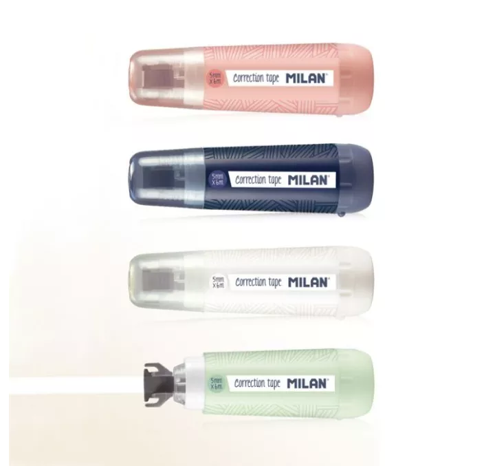 CORRECTOR CINTA 5MMX6MTS CORRECTION TAPE PASTEL MILAN 1301240
