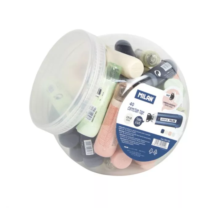 CORRECTOR CINTA 5MMX6MTS CORRECTION TAPE PASTEL MILAN 1301240