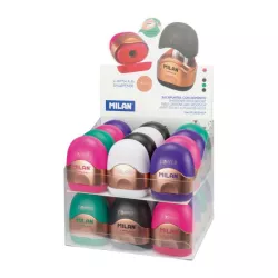 SACAPUNTAS DEPOSITO CAPSULE COPPER SHARPENER SURTIDO MILAN 20165224CP