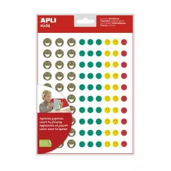 GOMET BOLSA ETIQUETAS CARAS SURTIDAS 12H 1080U APLI 16801