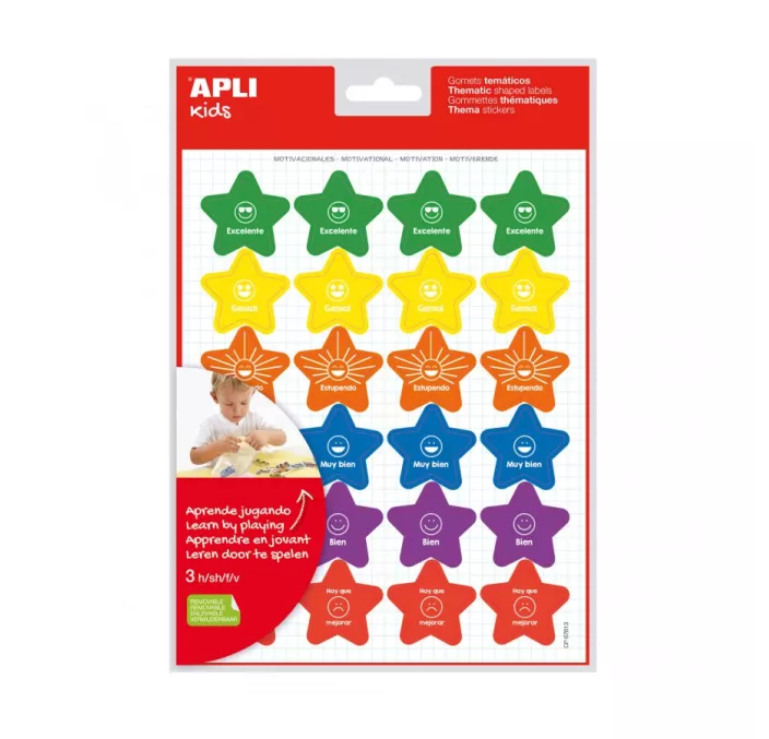 GOMET BOLSA ETIQUETAS MOTIVACIONALES 3H 81U APLI 19223