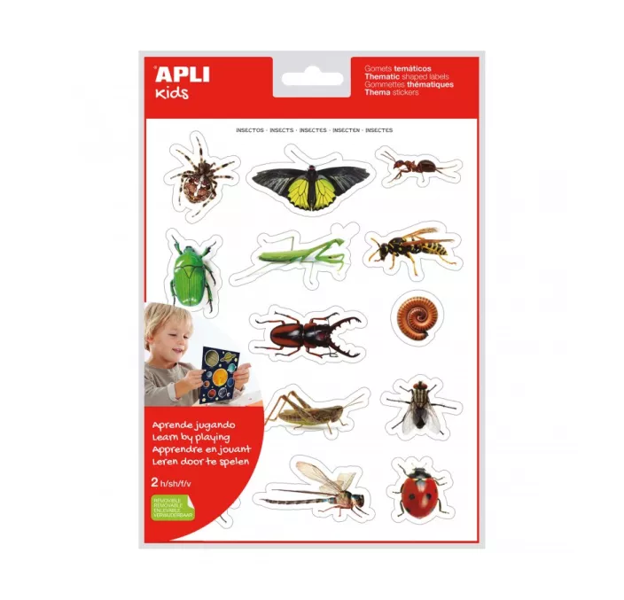 GOMET BOLSA FIGURAS INSECTOS 2H 28U APLI 18731