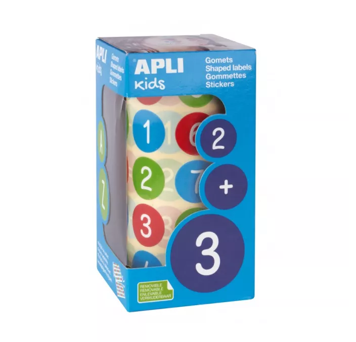 GOMET ROLLO NUMEROS Y SIGNOS Ø20MM 900U APLI 15127