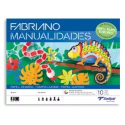 PAPEL CHAROL BLOC 10H COLORES FABRIANO S0400007