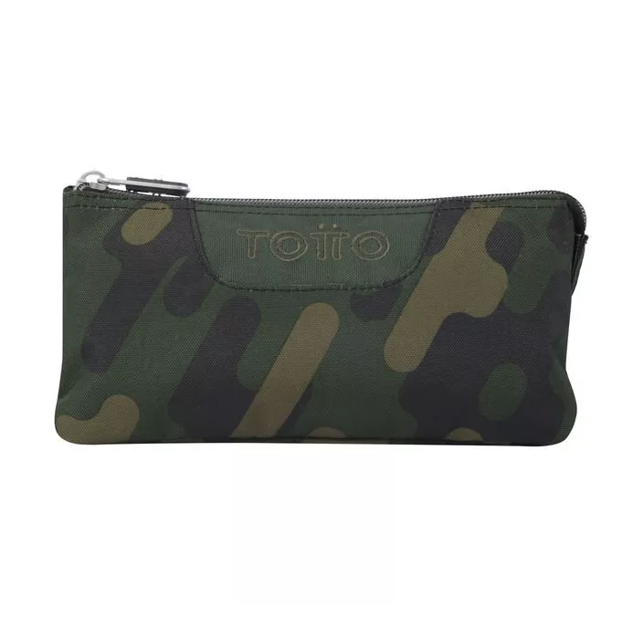 PORTATODO TRIPLE PLANO VERDE CAMUFLAJE TOTTO AC52ECO012-2210Z-3DL