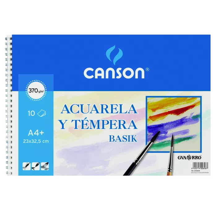 LAMINA ACUARELA BASIK A3 370GRS 6H GUARRO 0402393