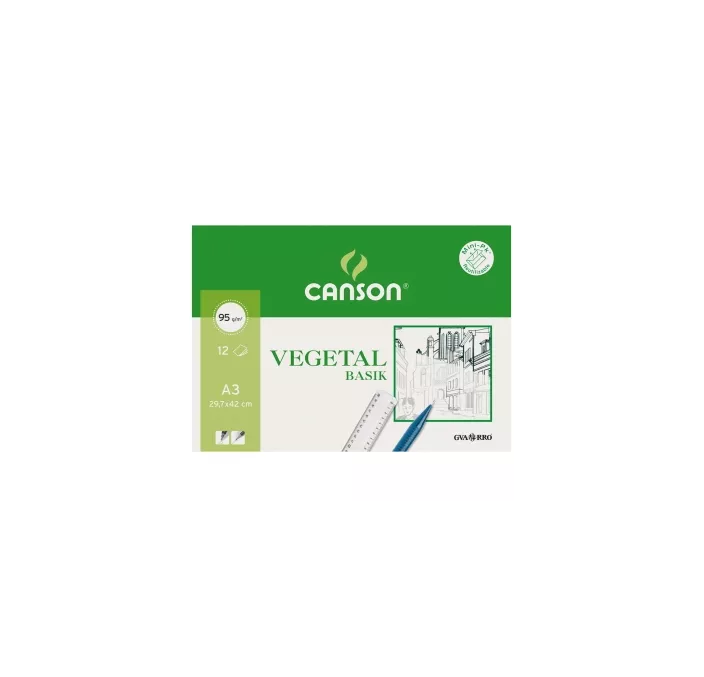 PAPEL VEGETAL A3 29.7X42CM 12H GASON GUARRO 200400787