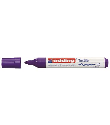 Rotulador permanente textil edding 4500 lila - 114243