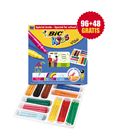 Rotuladores colores schoolpack 144 uds. (12 colores) visa bic - 114224