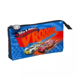PORTATODO TRIPLE HOT WHEELS "CHALLENGE" SAFTA 812238744