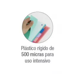 SEPARADOR A4 10 POSICIONES COLORES VIVOS Y PASTEL OXFORD 400159038