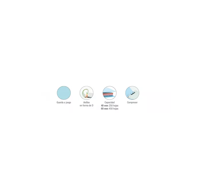 CARPETA A4 4 ANILLA 40MM SURTIDAS YOU OXFORD 400153664