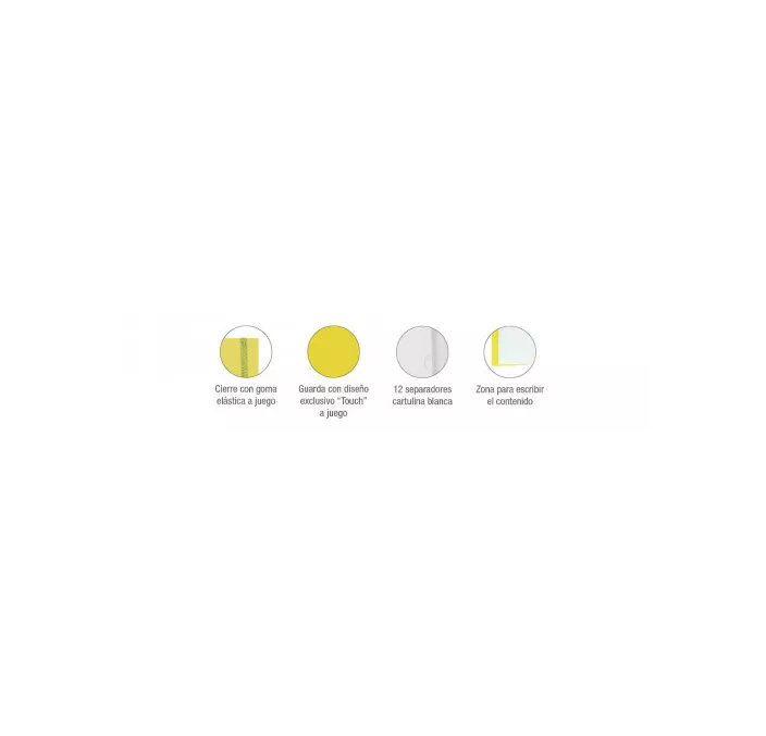 CARPETA CLASIFICADORA 12 DPTOS. FOLIO SOLAPA SURTIDOS OXFORD 400159035