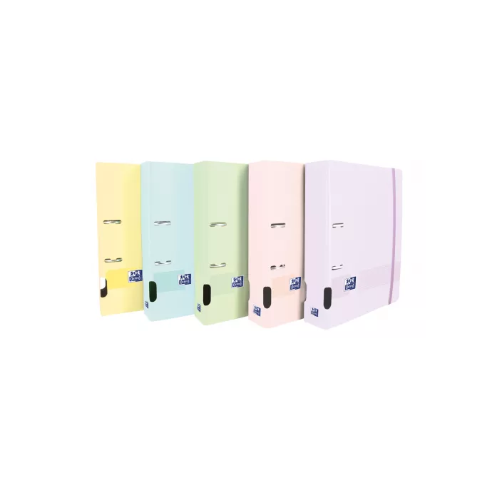 ARCHIVADOR PALANCA A4 70MM POLIPROPILENO PASTEL SURTIDO OXFORD 400160092