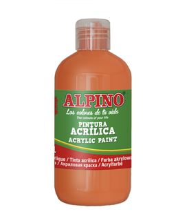 Pintura acrilica botella 250 ml naranja alpino dv000022 - 111550