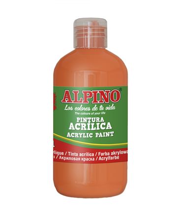 Pintura acrilica botella 250 ml naranja alpino dv000022 - 111550