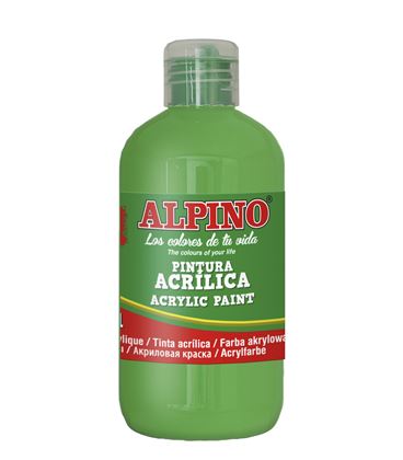 Pintura acrilica botella 250 ml verde claro alpino dv000028 - 111556