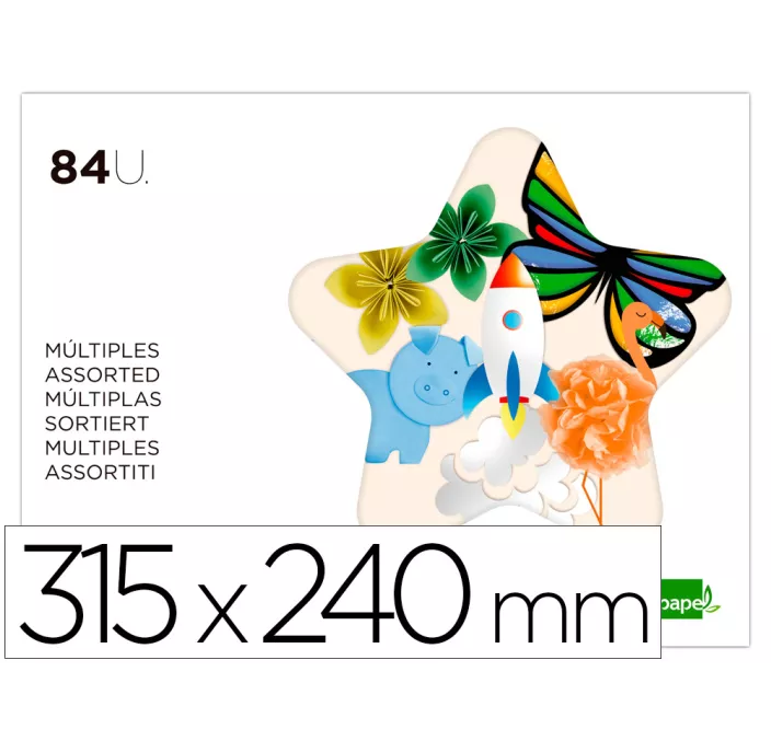 BLOC MANUALIDADES 84H SURTIDOS LIDERPAPEL TM01 16074