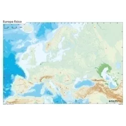 MAPA MUDO EUROPA FISICO ERIK MM0104