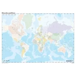 MAPA MUDO MUNDO POLITICO ERIK MM0105