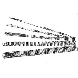 ESPIRAL METALICA PASO 64 5:1 NEGRO 10 MM CAJA 200U YOSAN