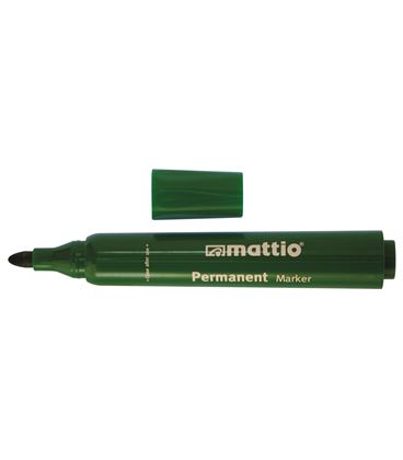 Rotulador permanente punta conica 2,5mm verde mattio 49541 - MTT6026