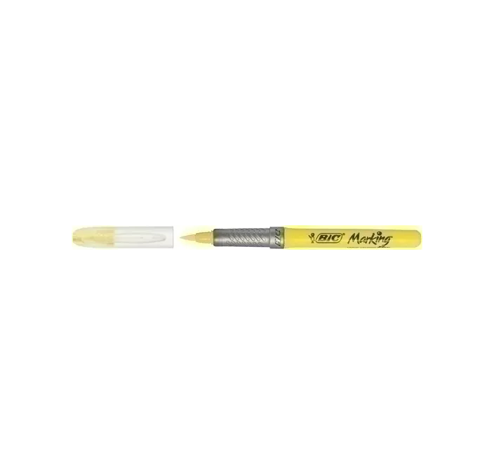 MARCADOR FLUORESCENTE HIGHLIGHTER FLEX AMARILLO BIC 942040 448919