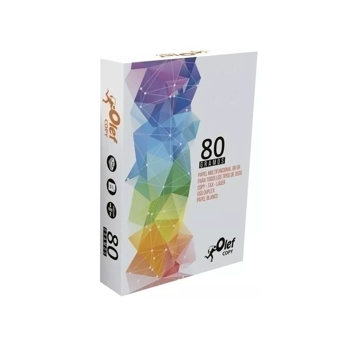 PAPEL A4 500H 80GRS BLANCO MULTIFUNCION OLEF 12701058