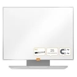 PIZARRA BLANCA MAGNETICA PREMIUM VITRIFICADA M.ALUMINIO 60x45CM NOBO 191514