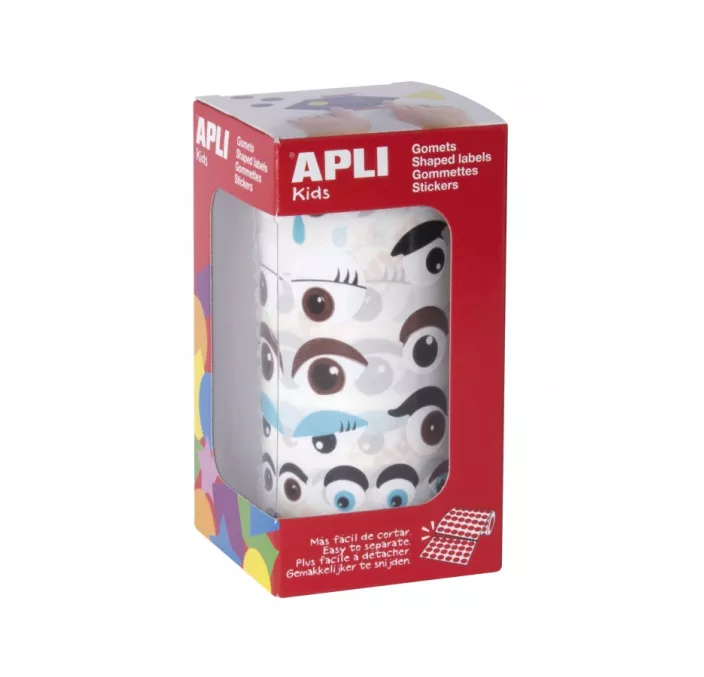 GOMET ROLLO OJOS MULTICOLOR VARIOS TAMAÑOS APLI 17613