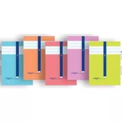 CUADERNO A4 CUADROVIA 3MM 50H 90G TAPA CARTON SURTIDO ERIGGAN NSA43