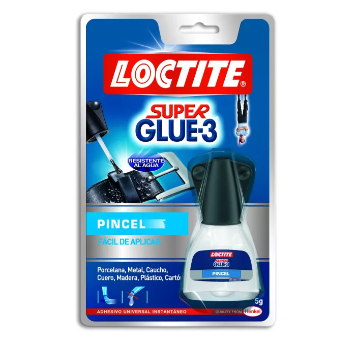 PEGAMENTO LIQUIDO PINCEL 5GRS SUPER GLUE-3 LOCTITE 402104