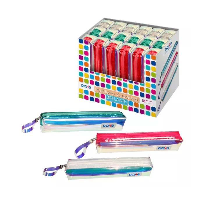 PORTATODO CUADRADO BRILLANTE SURTIDO DOHE 51086 51087