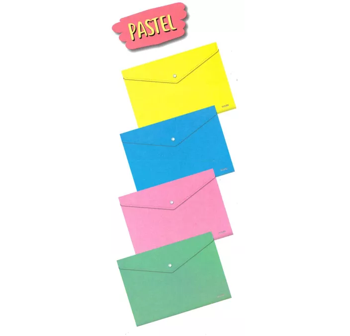 SOBRE BROCHE Fº APAISADO PP COLORES PASTEL SURTIDOS DOHE 91529