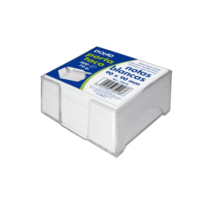 PORTANOTAS CON BLOQUE 400 NOTAS BLANCAS DOHE 75018