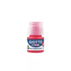 PINTURA ACRILICA 25ML ROJO DECOR ACRYLIC GIOTTO F538107