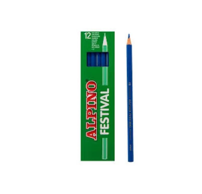 PINTURA MADERA AZUL CLARO 12 UNIDADES FESTIVAL ALPINO C0131010 407027