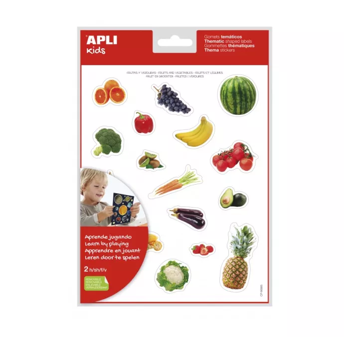 GOMET BOLSA FIGURAS HUERTO REMOVIBLES 2H 36U APLI 16623