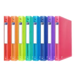 CARPETA 4 ANILLAS 30MM TAPA POLIPROPILENO A4+ SURTIDO OXFORD 400147047