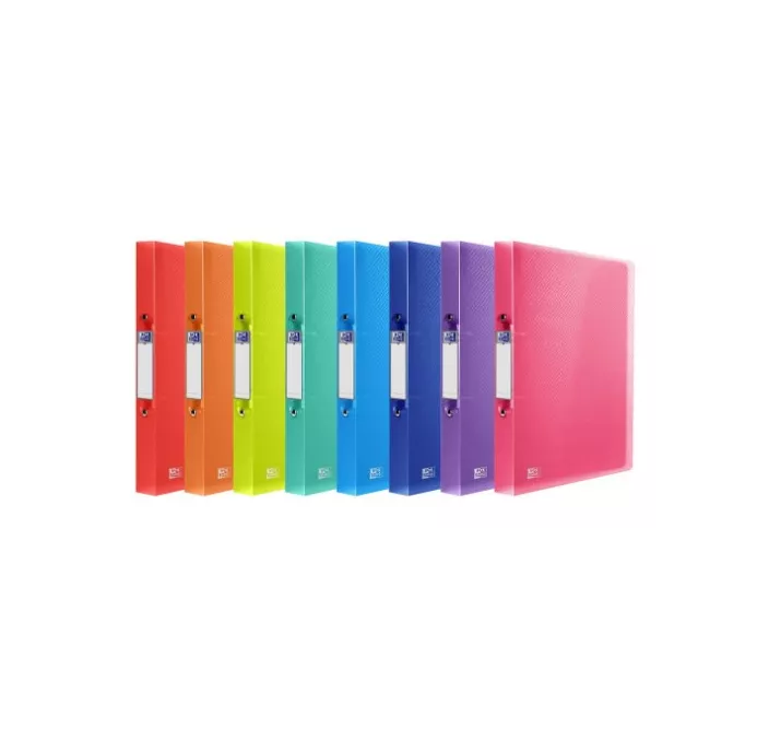 CARPETA 2 ANILLAS 30MM TAPA POLIPROPILENO A4+ SURTIDO OXFORD 400147046