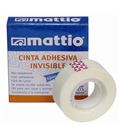 Cinta adhesiva invisible 19mmx33mts mattio mtt5152 494262