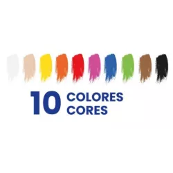 TEMPERA ESCOLAR 20ML SURTIDO C.10 OXFORD 400175709