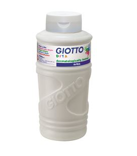 Pintura dedos 750ml blanco giotto 536001