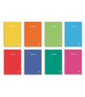 Cuaderno fº pauta 2,5 80h 60grs tapa dura color pacsa 16222 - 113950