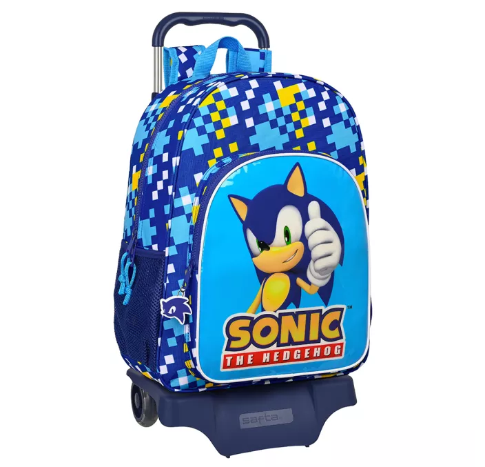 MOCHILA CARRO INFANTIL SONIC "SPEED" SAFTA 612395313