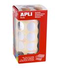 Gomet rollo circulo grande 20mm plata apli 11633