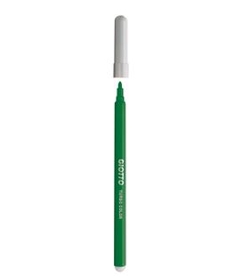 Rotulador escolar verde oscuro turbo color 12u giotto 485020