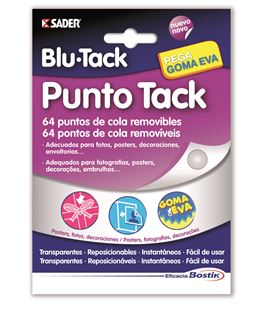 Adhesivo transparente punto tack 64u blu-tack 1693 017639