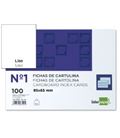 Ficha cartulina lisa nº1 65mmx95mm 100u liderpapel 03529 - CS03529